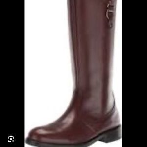 Italian Shoemakers Leather tall boots NIB 7.5